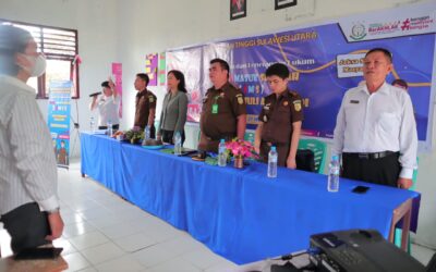 Tim Penyuluhan dan Penerangan Hukum Kejati Sulut, melaksanakan kegiatan Penyuluhan dan Penerangan Hukum Jaksa Masuk Sekolah (JMS) di SMKS Baramuli Airmadidi Kab. Minahasa Utara