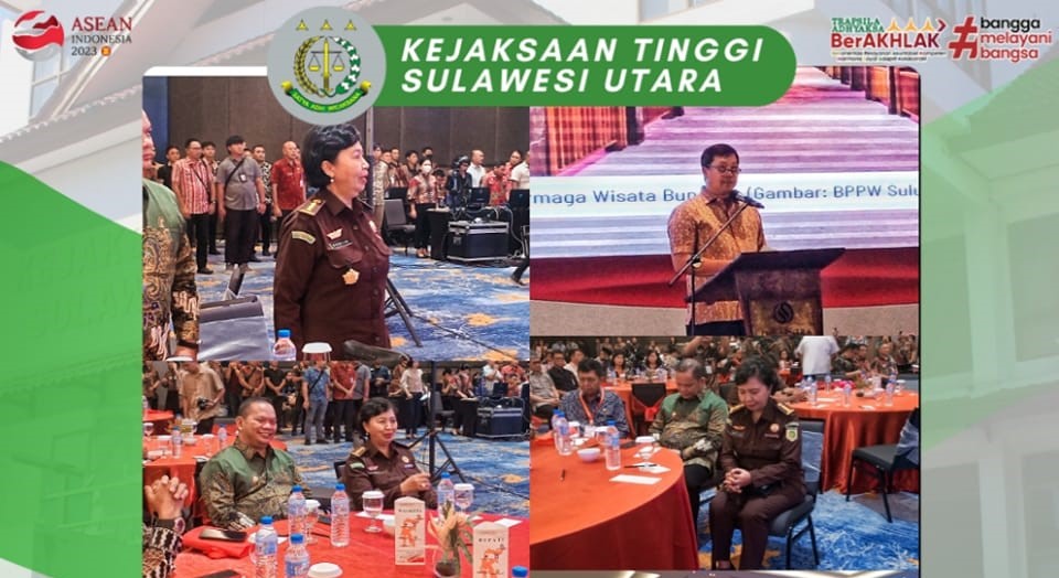 Asisten Pembinaan Dasplin, SH.,MM mewakili Kepala Kejaksaan Tinggi Sulawesi Utara menghadiri Pembukaan Musyawarah Perencanaan Pembangunan