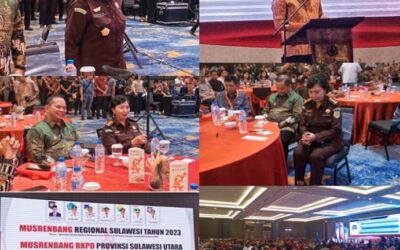 Asisten Pembinaan Dasplin, SH.,MM mewakili Kepala Kejaksaan Tinggi Sulawesi Utara menghadiri Pembukaan Musyawarah Perencanaan Pembangunan