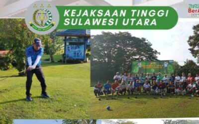 Kajati Sulut Dr. Andi Muhammad Taufik, SH.,MH.,CGCAE mengikuti kegiatan Farewell Golf Danrem 131/Stg Dam XIII/Mdk yang di laksanakan oleh Kodam XIII Merdeka
