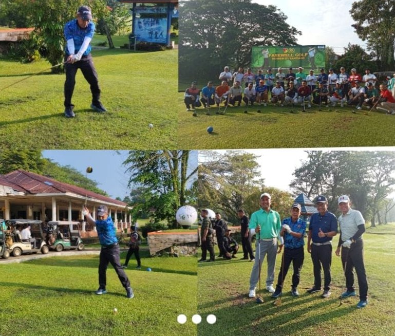Kajati Sulut Dr. Andi Muhammad Taufik, SH.,MH.,CGCAE mengikuti kegiatan Farewell Golf Danrem 131/Stg Dam XIII/Mdk yang di laksanakan oleh Kodam XIII Merdeka