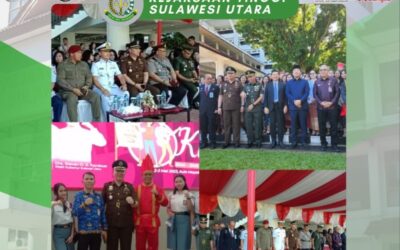 Kepala Seksi Ideologi Politik Pertahanana dan Kemananan Sterry F. Andih, SH.,MH mewakili Kepala Kejaksaan Tinggi Sulut menghadiri kegiatan Peringatan Hari Otonomi Daerah Tahun 2023 dan di rangkaikan dengan Peringatan Hari Pendididkan Nasional Tahun 2023