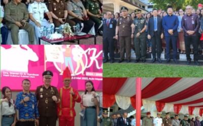 Kepala Seksi Ideologi Politik Pertahanana dan Kemananan Sterry F. Andih, SH.,MH mewakili Kepala Kejaksaan Tinggi Sulut menghadiri kegiatan Peringatan Hari Otonomi Daerah Tahun 2023 dan di rangkaikan dengan Peringatan Hari Pendididkan Nasional Tahun 2023