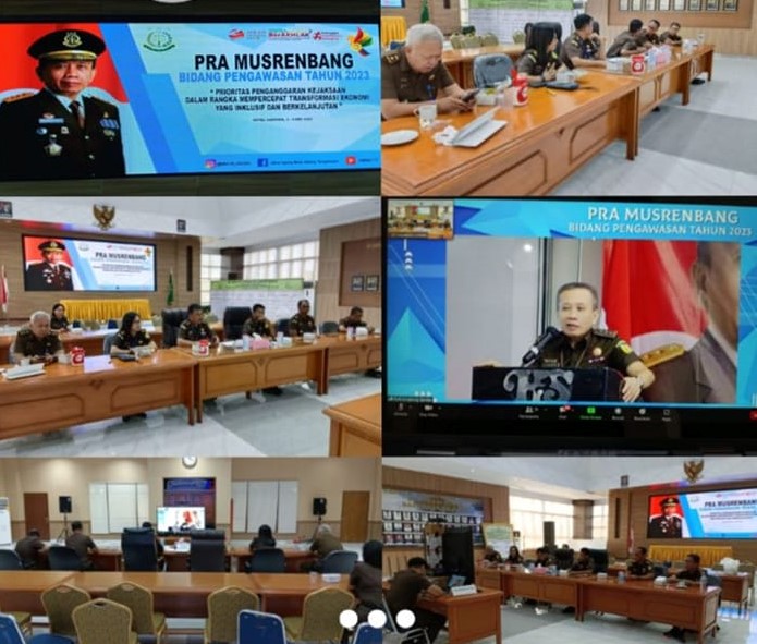 Bidang Pengawasan Kajati Sulut Mengikuti Kegiatan Pra Musrenbang Bidang Pengawasan Kejaksaan RI Tahun 2023
