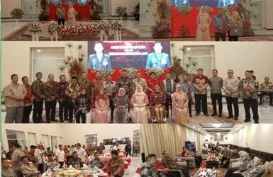 Kepala Kejaksaan Tinggi Sulut Dr. Andi Muhammad Taufik, SH.,MH.,CGCAE menghadiri Pisah Sambut Komandan Resort Militer 131/Santiago dari Brigjen TNI Mukhlis, SAP.,MM, kepada Brigjen TNI Wakhyono, S.Sos.,MIP