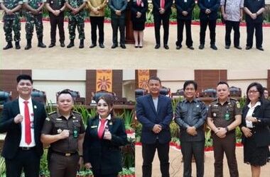 Kasi Sosial Budaya dan Kemasyarakatan Bidang Intelijen Berty Wongkar, SH.,MH mewakili Kajati Sulut menghadiri Pelantikan Pengurus Dewan Pimpinan Wilayah Organisasi Masyarakat Sahabat Nusantara (OSN) Provinsi Sulut