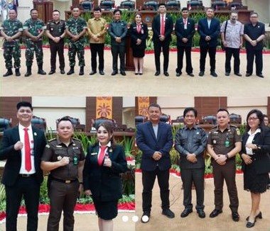 Kasi Sosial Budaya dan Kemasyarakatan Bidang Intelijen Berty Wongkar, SH.,MH mewakili Kajati Sulut menghadiri Pelantikan Pengurus Dewan Pimpinan Wilayah Organisasi Masyarakat Sahabat Nusantara (OSN) Provinsi Sulut