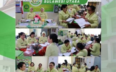 Ketua Ikatan Adhyaksa Dharmakarini Wilayah Sulut Ny. Maemunah Andi Muhammad Taufik bersama Pengurus Ikatan Adhyaksa Dharmakarini Wilayah Sulut melaksanakan Supervisi kepada Pengurus Ikatan Adhyaksa Dharmakarini Daerah Bitung