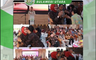 Halal Bihalal Keluarga Besar Kejaksaan Se-Sulawesi Utara yang di ikuti oleh Kepala Kejaksaan Tinggi Dr. Andi Muhammad Taufik, SH.,MH.,CGCAE, Ketua Ikatan Adhyaksa Dharmakarini Wilayah Sulut Ny. Maemunah Andi Muhammad Taufik