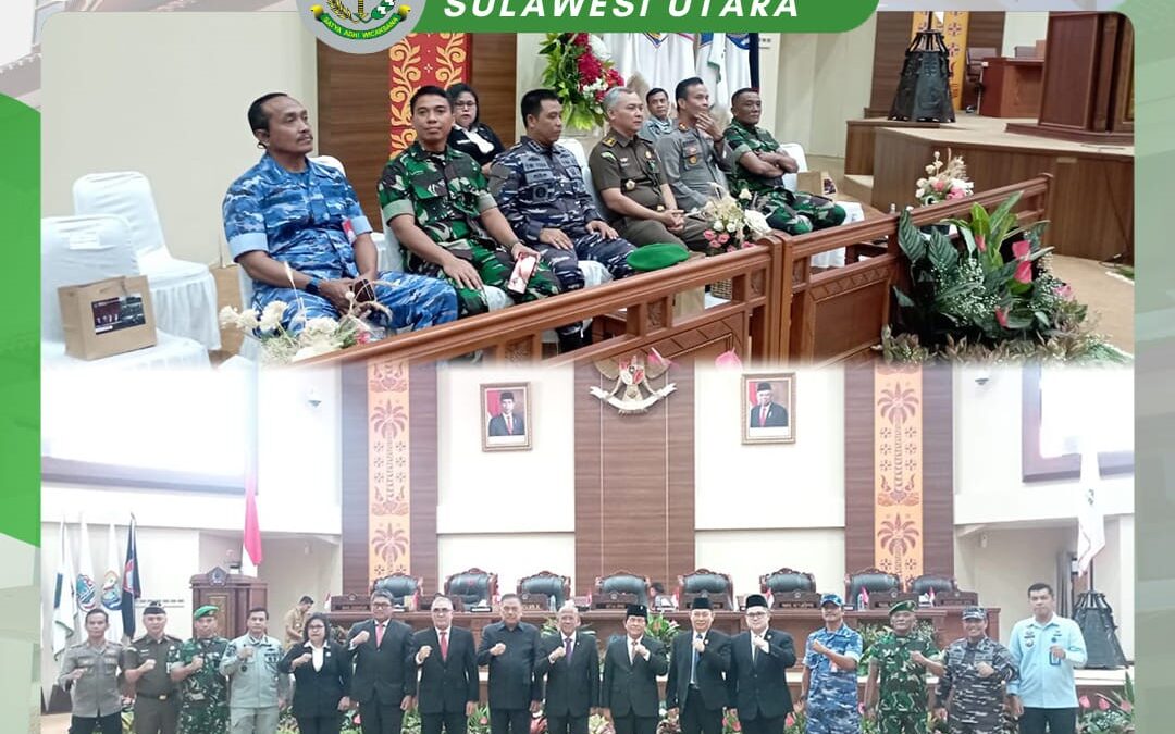 Kepala Kejaksaan Tinggi Sulawesi Utara Dr. Andi Muhammad Taufik, SH.,MH.,CGCAE diwakili Koordinator Fikfik Zulrofik, SH.,MH. mengikuti Rapat Paripurna DPRD dalam Rangka Penyerahan Laporan Hasil Pemeriksaan (LHP) Badan Pemeriksa Keuangan RI