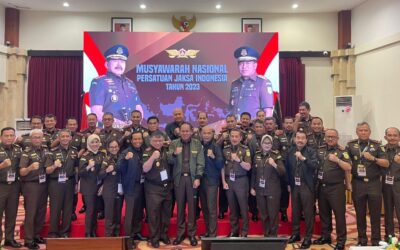 Kepala Kejaksaan Tinggi Sulawesi Utara Dr. Andi Muhammad Taufik,SH.,MH.,CGCAE mengikuti kegiatan Musyawarah Nasional Persatuan Jaksa Indonesia (PERSAJA) Tahun 2023