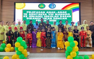 Kajati Sulut dan Ketua IAD Hadiri Acara Pelepasan Anak-anak TK Adhyaksa VIII Manado