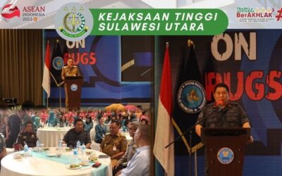 Dr. Andi Muhammad Taufik, SH., MH.,CGCAE Kepala Kejaksaan Tinggi Sulawesi Utara menghadiri Workshop Ketahanan Keluarga Anti Narkoba