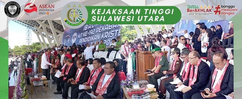 Dr. Andi Muhammad Taufik, SH.,MH.,CGCAE. diwakili Asisten Pembinaan Dasplin, SH., MM., menghadiri Ibadah Syukur HUT ke 192 Pekabaran Injil dan Pendidikan Kristen Tahun 2023