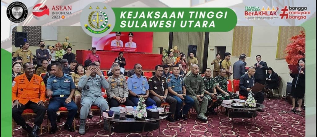Kepala Bagian Tata Usaha Dr. Arjuna M. Wiritanaya, SH.,MH mewakili Kepala Kejaksaan Tinggi Sulut menghadiri kegiatan Penyerahan Surat Keputusan Perpanjangan Masa Jabatan Penjabat Bupati Kabupaten Bolaang Mongondow dan Penjabat Bupati Kepulauan Sangihe yang di Pimpinan oleh Wakil Gubernur Sulut Drs. Steven Kandouw