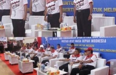 Dr. Andi Muhammad Taufik, SH., MH.,CGCAE Kepala Kejaksaan Tinggi Sulawesi Utara menghadiri Kejuaraan Bola Voli Kapolda Sulut Cup Tahun 2023