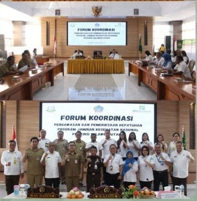 Kepala Kejaksaan Tinggi Sulut Dr. Andi Muhammad Taufik, SH.,MH.,CGCAE bersama Walikota Bitung Ir. Maurits Mantiri, MM memimpin Rapat Panitia Pelaksana Karate Open Tournament Kajati Sulut Cup Ke-4 dan Piala Tetap Walikota Bitung Tahun 2023