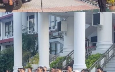 Apel Kerja Sore yang diikuti oleh pegawai Kejaksaan Tinggi Sulawesi Utara
