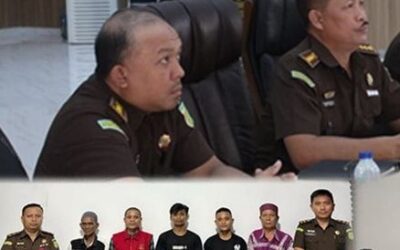 Asisten Tindak Pidana Umum Jeffry Paultje Maukar, SH.,MH, beserta Para Kasi Bidang Tindak Pidana Umum melaksanakan ekspose perkara Restorative Justice (RJ)