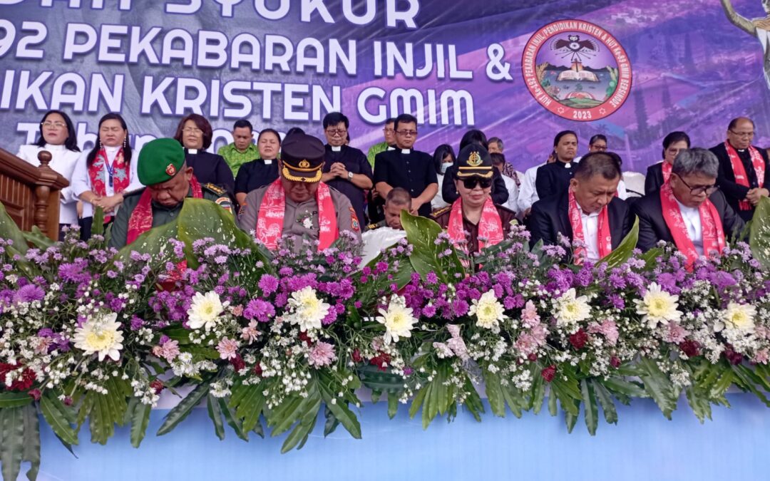 Dr. Andi Muhammad Taufik, SH.,MH.,CGCAE. diwakili Asisten Pembinaan Dasplin, SH., MM., menghadiri Ibadah Syukur HUT ke 192 Pekabaran Injil dan Pendidikan Kristen Tahun 2023