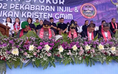Dr. Andi Muhammad Taufik, SH.,MH.,CGCAE. diwakili Asisten Pembinaan Dasplin, SH., MM., menghadiri Ibadah Syukur HUT ke 192 Pekabaran Injil dan Pendidikan Kristen Tahun 2023