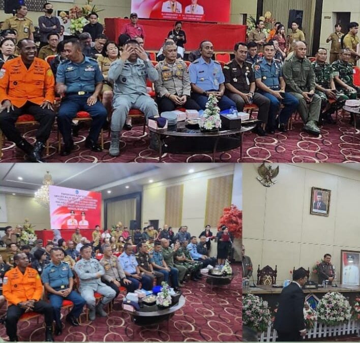 Kepala Bagian Tata Usaha Dr. Arjuna M. Wiritanaya, SH.,MH mewakili Kepala Kejaksaan Tinggi Sulut menghadiri kegiatan Penyerahan Surat Keputusan Perpanjangan Masa Jabatan Penjabat Bupati Kabupaten Bolaang Mongondow dan Penjabat Bupati Kepulauan Sangihe yang di Pimpinan oleh Wakil Gubernur Sulut Drs. Steven Kandouw