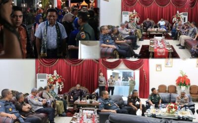 Dr. Andi Muhammad Taufik, SH.,MH.,CGCAE menghadiri kegiatan penyambutan Wakil Kepala Staf TNI Angkatan Laut (Wakasal) Laksamana Madya TNI Ahmadi Heri Purwono, S.E., M.M di VVIP Pemprov Sulut Bandara Sam Ratulangi Manado