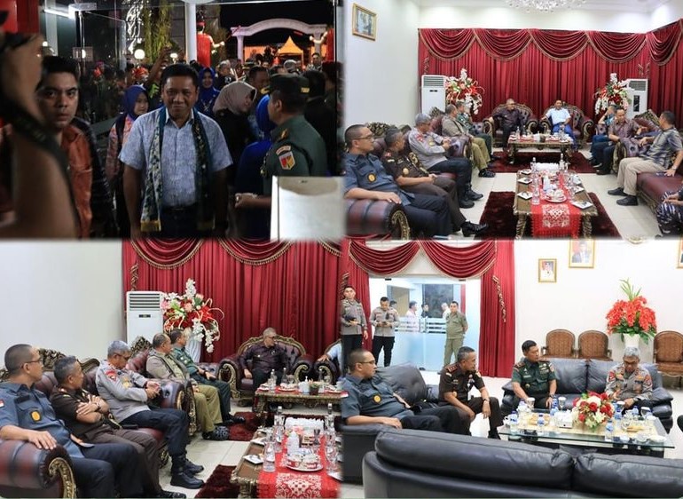 Dr. Andi Muhammad Taufik, SH.,MH.,CGCAE menghadiri kegiatan penyambutan Wakil Kepala Staf TNI Angkatan Laut (Wakasal) Laksamana Madya TNI Ahmadi Heri Purwono, S.E., M.M di VVIP Pemprov Sulut Bandara Sam Ratulangi Manado