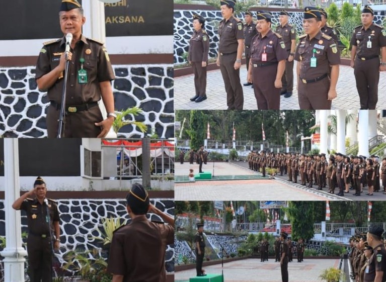 apel kerja yang diikuti oleh Pegawai Kejaksaan Tinggi Sulawesi Utara