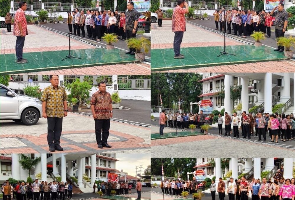 Apel Kerja Sore yang diikuti oleh para Kasi dan Pegawai TU di Kejaksaan Tinggi Sulawesi Utara