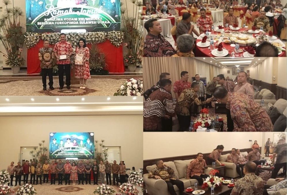 Kepala Kejaksaan Tinggi Sulawesi Utara Dr. Andi Muhammad Taufik, SH.,MH.,CGCAE., menghadiri Pisah Sambut Pangdam XIII/Merdeka dari Pejabat lama Letjen TNI Alfret Denny Tuejeh ke Pejabat baru Mayjen TNI Robertus Legowo Jatmiko
