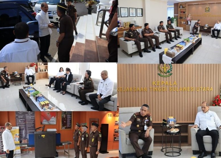 Dr. Andi Muhammad Taufik, SH.MH. CGCAE menerima kunjungan kerja Sekretaris Jaksa Agung Muda bidang Perdata dan TUN Kejaksaan RI R.Febrytrianto, S.H.,M.H.