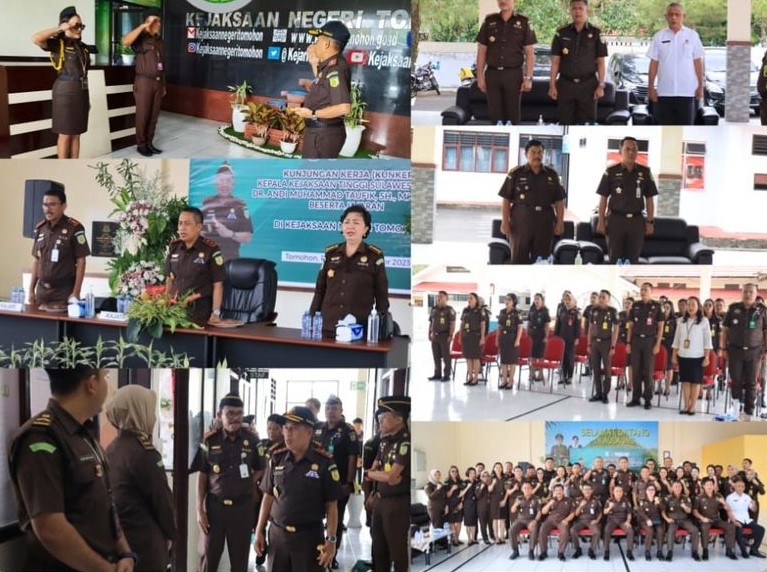 Dr. Andi Muhammad Taufik, SH.MH. CGCAE, melaksanakan Kunjungan Kerja di Kejaksaan Negeri Tomohon