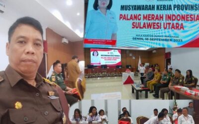 Dr. Andi Muhammad Taufik, SH.MH. CGCAE yang diwakili oleh koordinator M. Harun Sunadi, SH, SE, MH menghadiri Pembukaan Kegiatan Musyawarah Kerja Provinsi (MUKERPROV) Palang Merah Indonesia Sulawesi Utara Tahun 2023