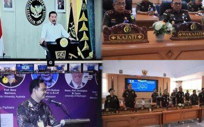 Kepala Kejaksaan Tinggi Sulut Dr. Andi Muhammad Taufik, SH.,MH.,CGCAE di dampingi Wakil Kepala Kejaksaan Tinggi Sulut Sila Pulungan mengikuti kegiatan “The 3rd International Conference of Law, Governance and Social Justice” Fakultas Hukum Universitas Jenderal Soedirman
