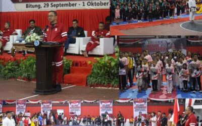 Wakil Kepala Kejaksaan Tinggi Sulut Sila Pulungan yang juga selaku Wakil Ketua Pengurus Karate-do Gojukai Indonesia Komda Sulut menutup secara resmi kegiatan Karate Open Tournament Kajati Sulut Cup Ke-IV Tahun 2023