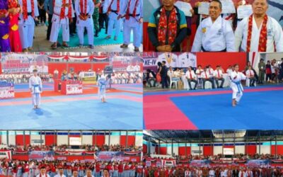 Dr. Andi Muhammad Taufik, SH.,MH.,CGCAE Kepala Kejaksaan Tinggi Sulut selaku Ketua Gojukai Komda Sulut membuka secara resmi kegiatan Karate Open Tournament Kajati Sulut Cup Ke-IV Tahun 2023
