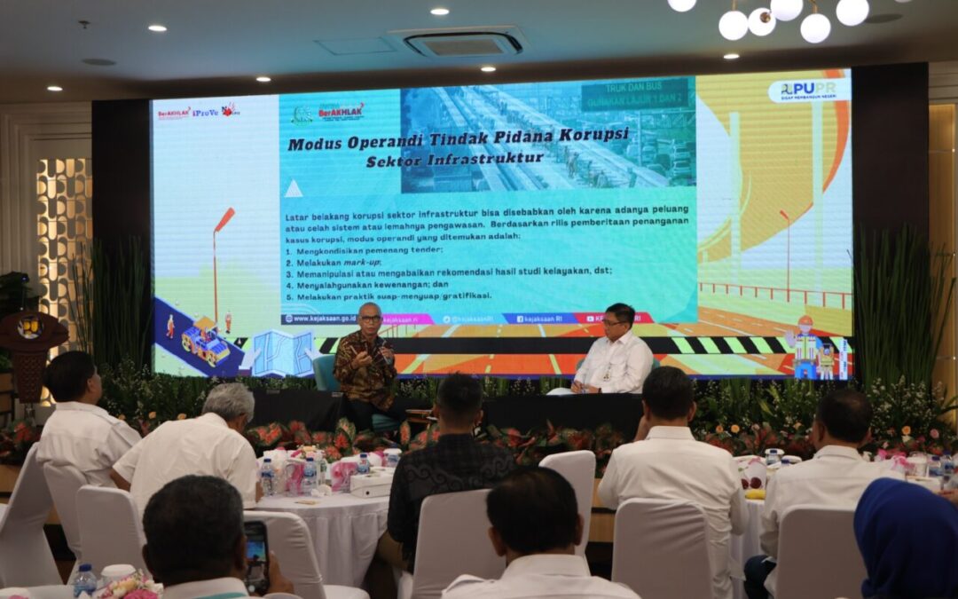 JAM-Intelijen Berikan Materi Pada Acara Internalisasi Budaya Anti Korupsi di Direktorat Jenderal Bina Marga