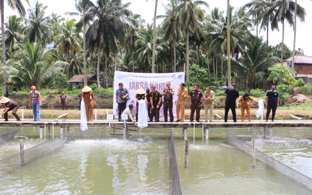 Kejaksaan Tinggi Sulawesi Utara Luncurkan Program Jaksa Sahabat Tani Untuk Petani Tambak Di Minahasa Utara