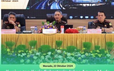 Kunjungan Kerja Sekertaris Jaksa Agung Muda Tindak Pidana Khusus di Kejati Sulut
