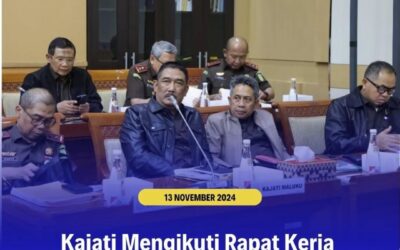 Kajati Mengikuti Rapat kerja Komisi III DPR RI
