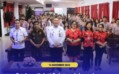 Penkum Kejati Sulut Melaksanakan Jaksa Masuk Sekolah di SMA Negeri 1 Manado