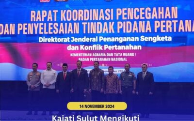 Kajati Sulut Mengikuti Rapat Koordinasi Pencegahan dan Penyelesaian Pidan Pertanahan 2024