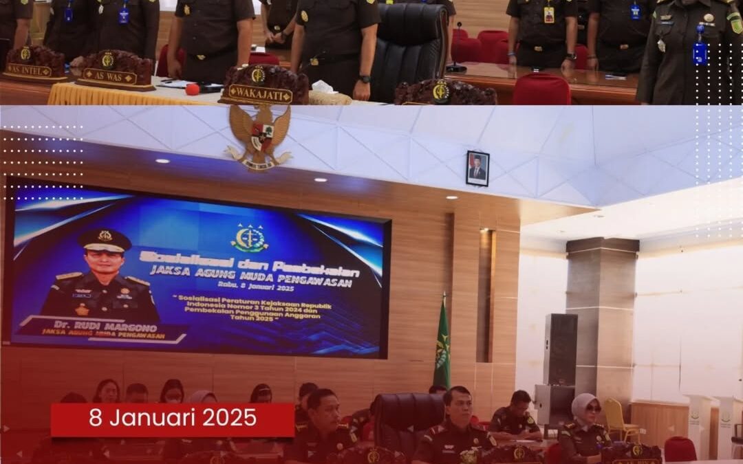 Wakajati Mengikuti Sosialisasi dan Pembekalan dari Jaksa Agung Muda Pengawasan