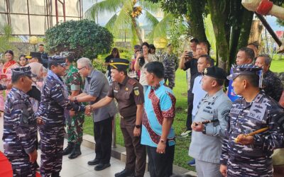 Wakajati Sulut Hadiri Undangan Dalam Rangka Kunjungan Kerja Kepala Staf TNI Angkatan Laut