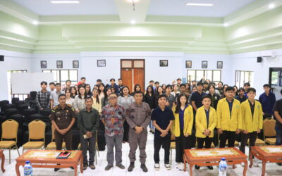 PENERANGAN HUKUM KEJATI SULUT LAKUKAN PENYULUHAN JAKSA MASUK SEKOLAH (JMS) DI UNIVERSITAS KATOLIK DE LA SALLE MANADO