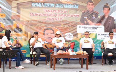 PENERANGAN HUKUM KEJAKSAAN TINGGI SULAWESI UTARA LUNCURKAN PROGRAM OM JAK MENJAWAB DI MANADO BAY KAWASAN MEGAMAS