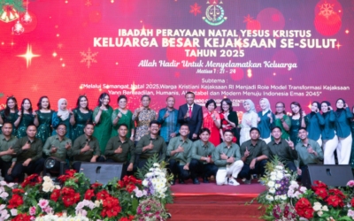 MERAYAKAN SUKACITA NATAL, KEJAKSAAN SE-SULAWESI UTARA MENYELENGGARAKAN IBADAH DAN PERAYAAN NATAL TAHUN 2025